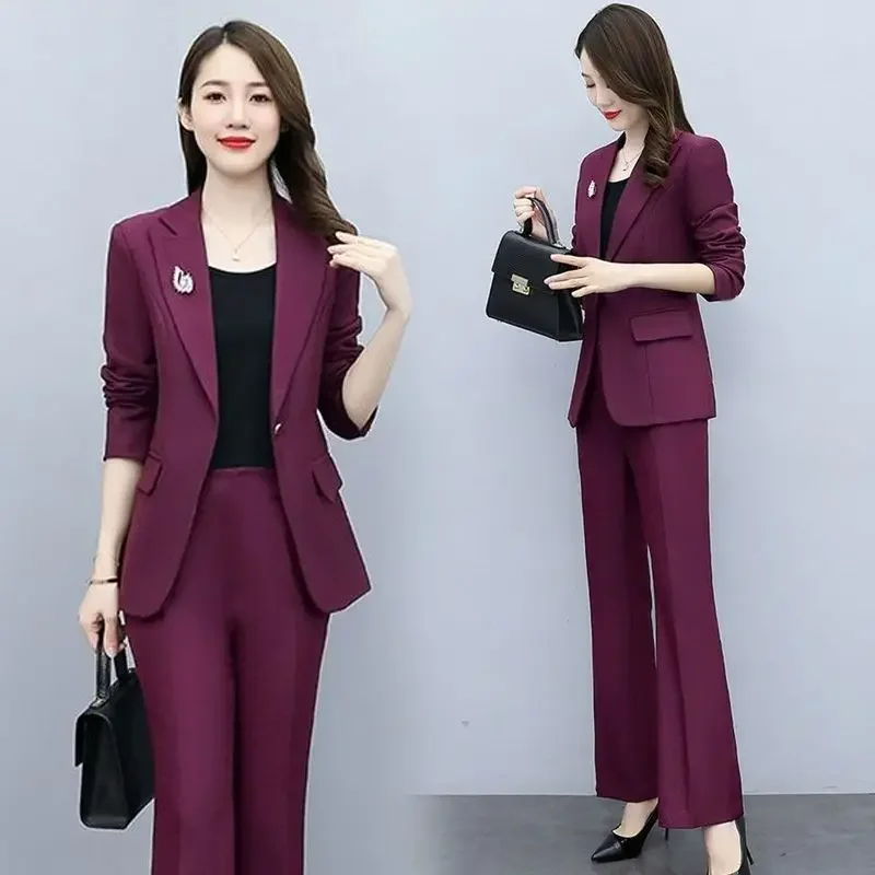 Tailored Trouser Wide - Outfit Wijde pijpen broekpak Blazer en