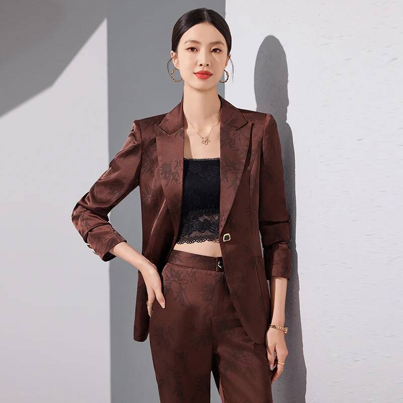 Women Formal Wear For Interview - Hoge kwaliteit stof formele broekpakken voor