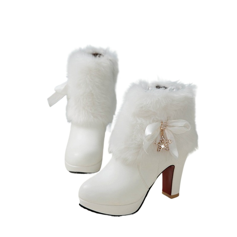Women Formal Wear For Wedding - Snowboots Dames Winter Warm Pluche Mode