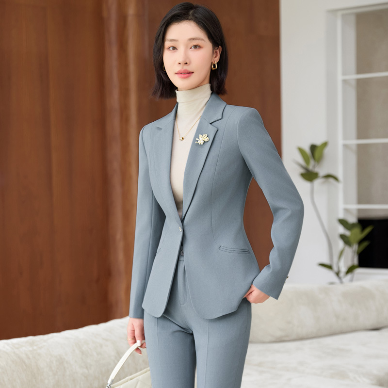 Women Formal Wear White Shirt - Nieuwe pakset met lange mouwen en