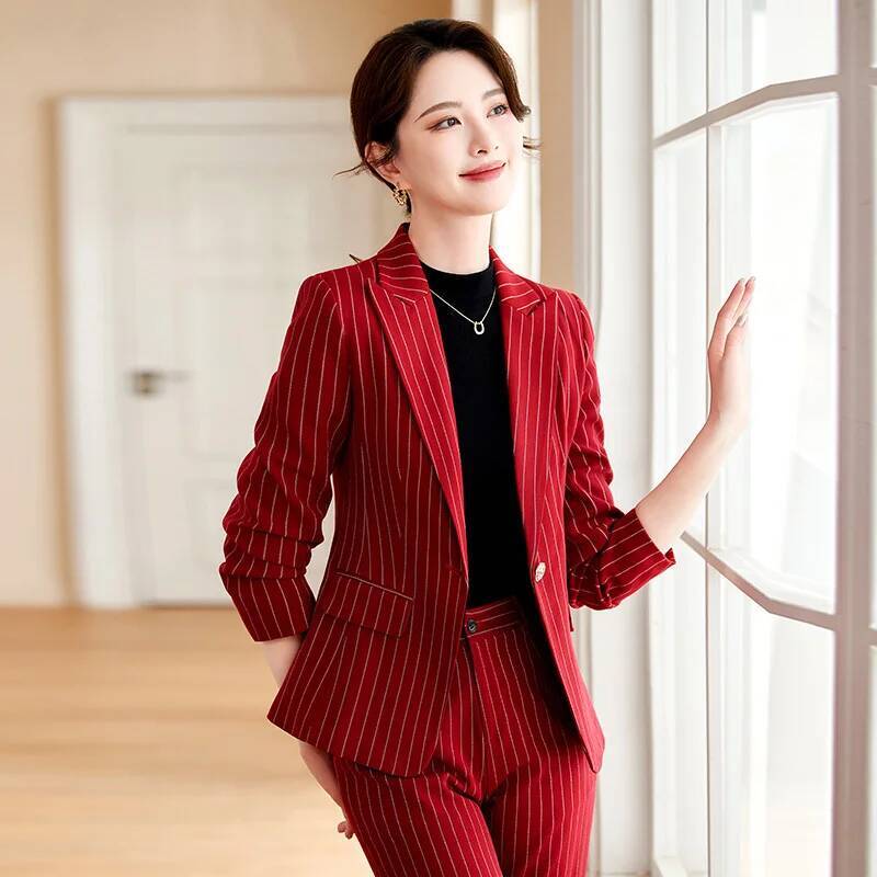 Women Formal Wear For Interview - Plus Size Formele Broekpakken Professionele Vrouwen