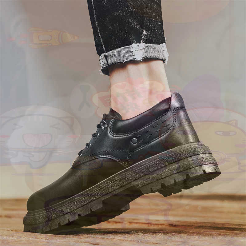 Women'S Formal Wear With Sneakers - Donker natuurlijk leer Mode-sneakers Tennis Herensneakers