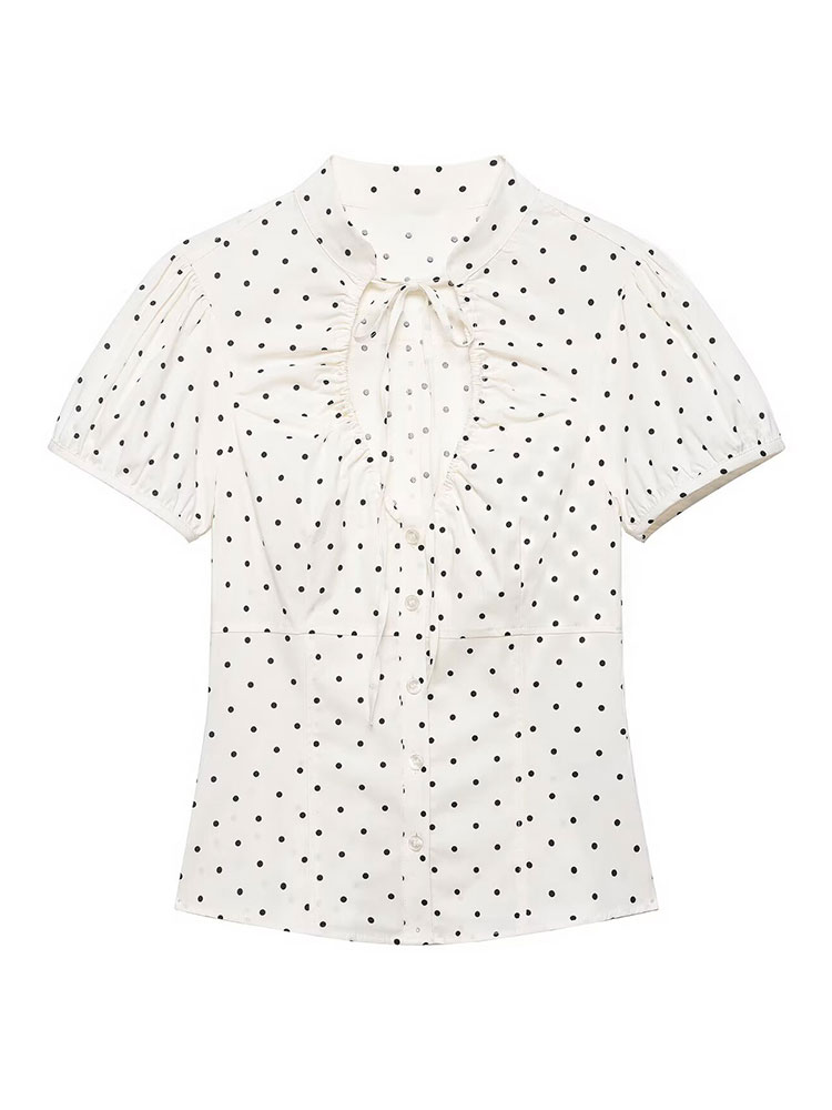 Women Formal Wear White Shirt - HH Vintage Retro Dames Wit Blouse