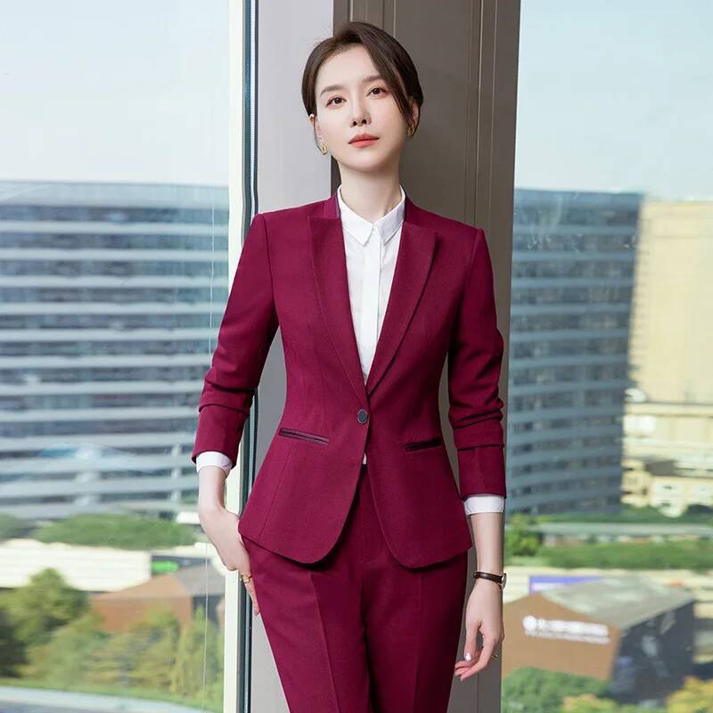 Women Formal Wear Blazer Set - Dames Kantoor Werkkleding Pakken Formele OL