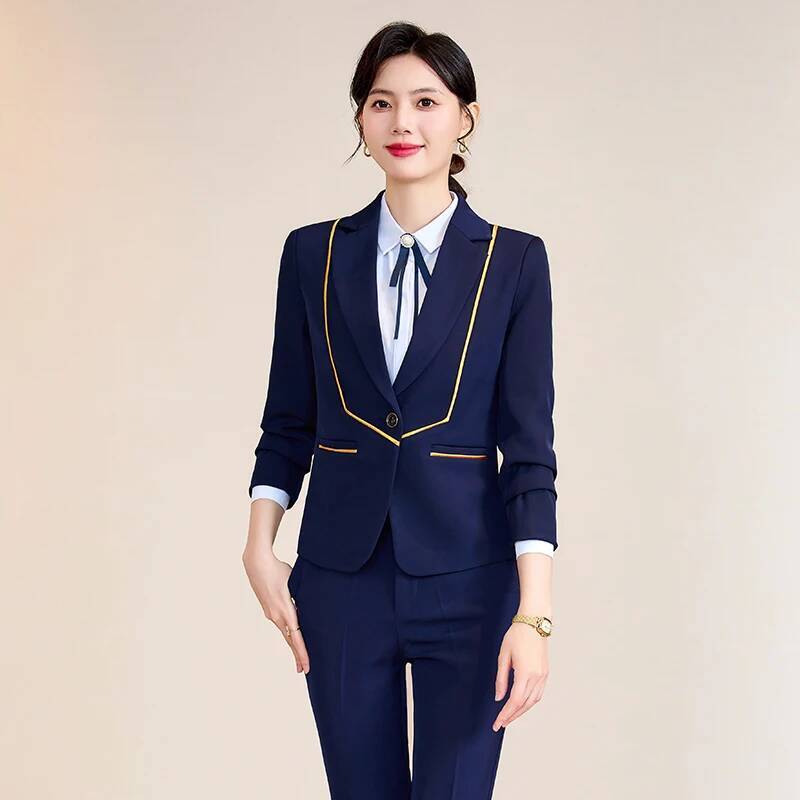 Women Formal Wear For Interview - Dames Kantoor Werkkleding Pakken Formele Broekpakken