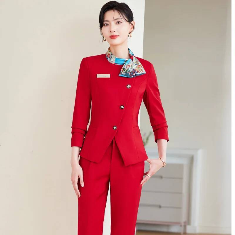 Women Formal Wear Blazer Set - Plus Size Formele Elegante Stijlen Broekpakken