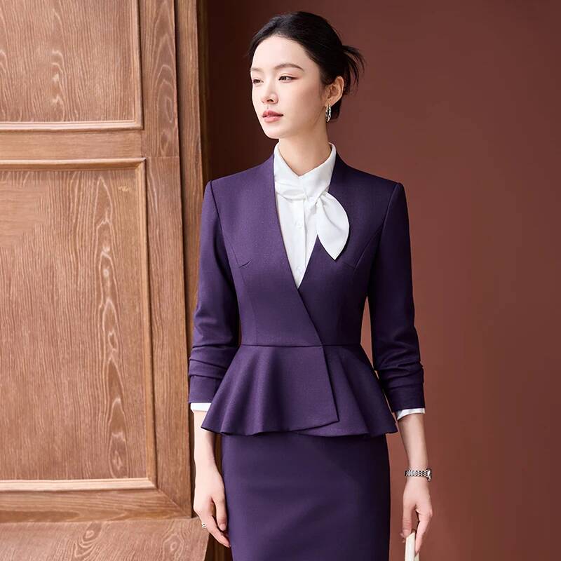 Women Formal Wear For Interview - Hoge kwaliteit stof dames formele pakken
