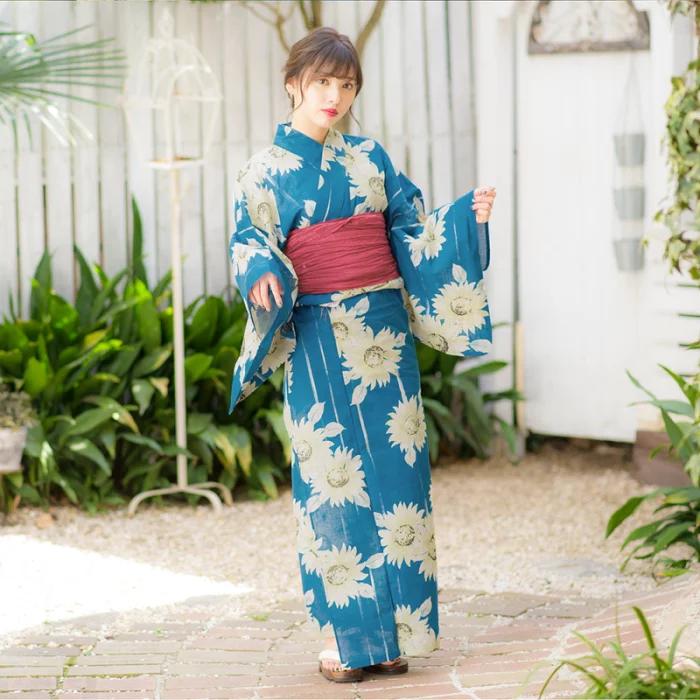 Japanese Women Formal Wear - Japanse kimono yukata dames katoenen traditionele