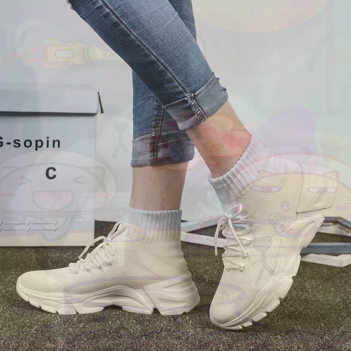 Women'S Formal Wear With Sneakers - Verhoogt de hoogte Sumer Basketballen Basketbal