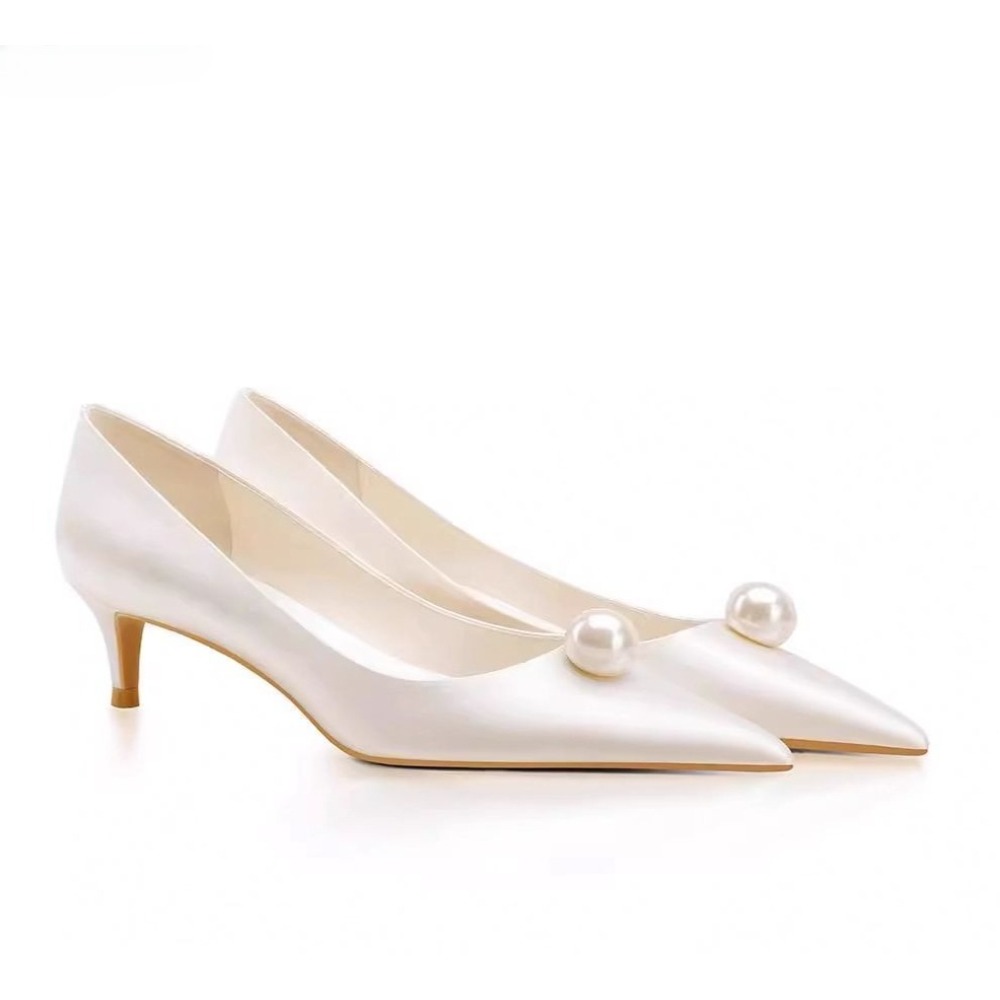 Nieuwe witte satijnen bruidssc - Women Formal Wear For Wedding recensie en prijs