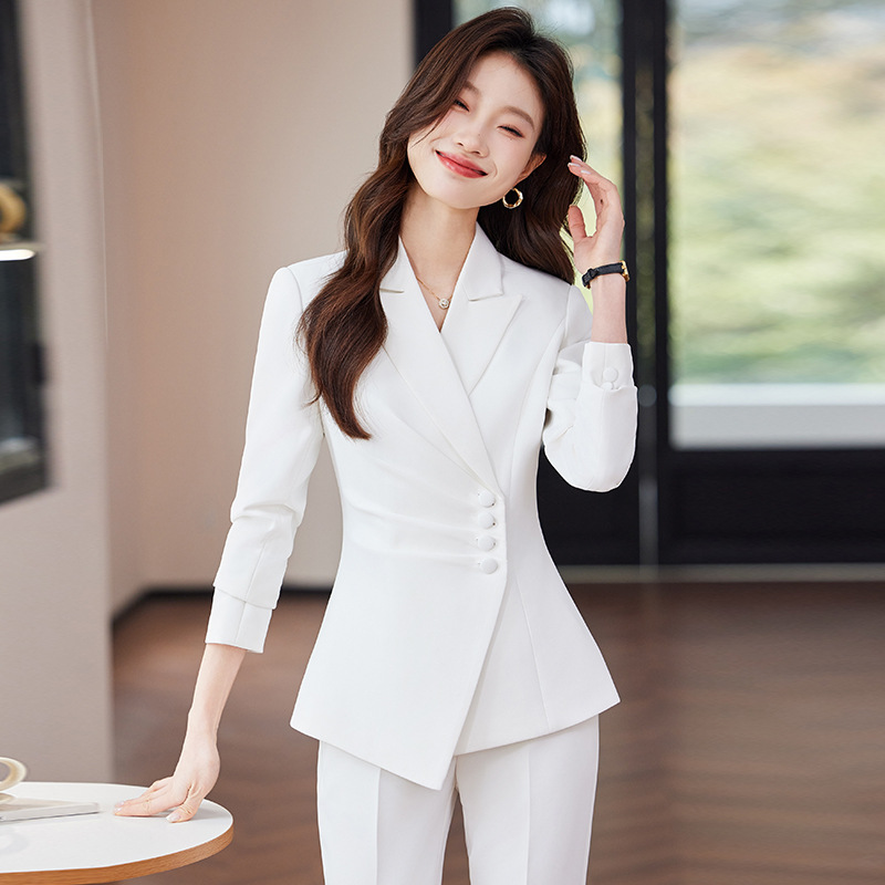 Witte damespakken, professione - Women Formal Wear White Shirt recensie en prijs