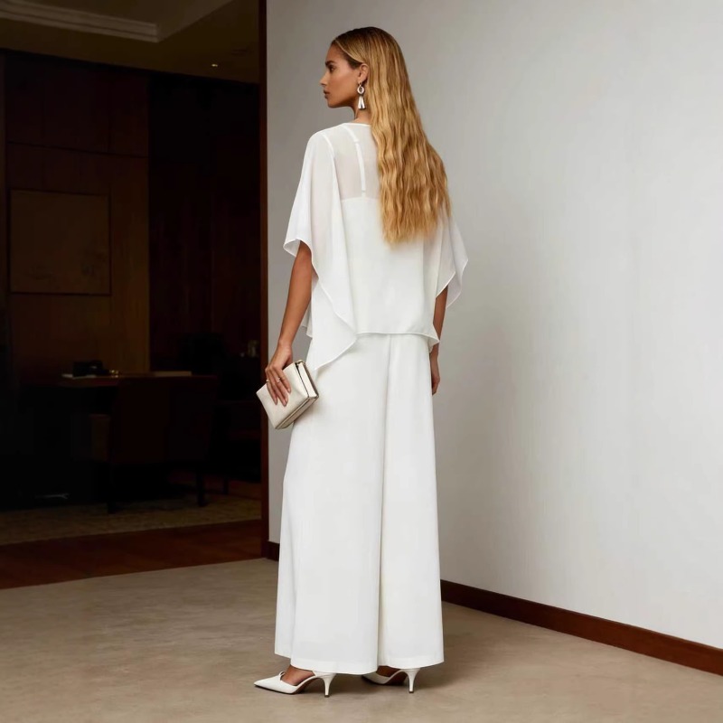 2026 Nieuwe Dames Witte Chiffo - Women Formal Wear Dress recensie en prijs