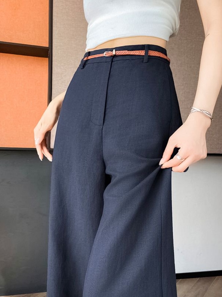 Hoge taille, smal gesneden lin - Tailored Trouser Wide recensie en prijs