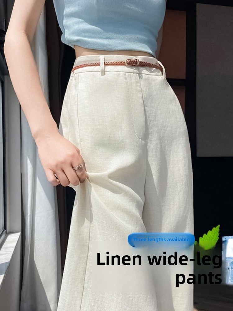 Hoge taille, smal gesneden lin - Tailored Trouser Wide recensie en prijs