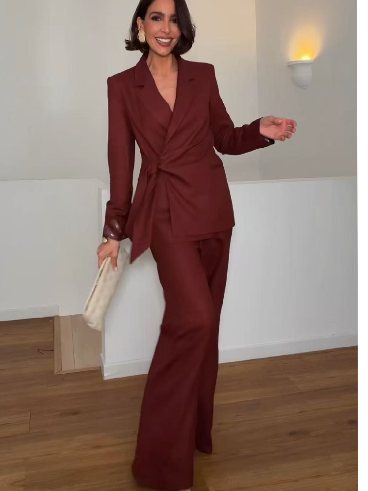 Mode Kantoor Dames Blazer Broe - Women Formal Wear Blazer Set recensie en prijs