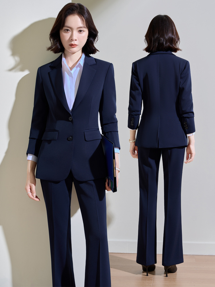 Donkerblauw professioneel pak  - Women Formal Wear For Interview recensie en prijs