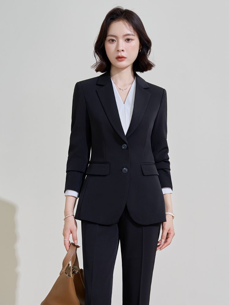 Donkerblauw professioneel pak  - Women Formal Wear For Interview recensie en prijs
