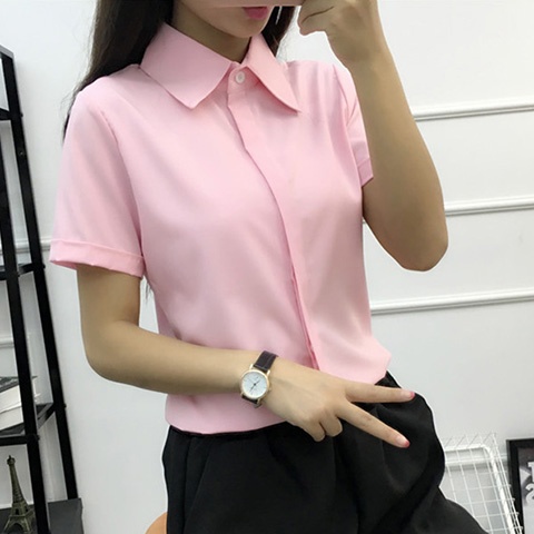 Wit los shirt met korte mouwen - Women Formal Wear White Shirt recensie en prijs
