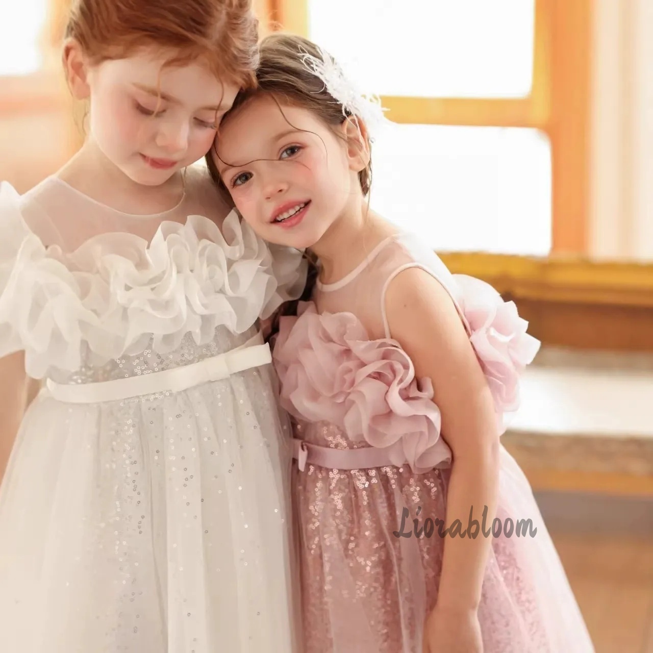 Roze golvende tule formele jur - Formal Attire Woman recensie en prijs