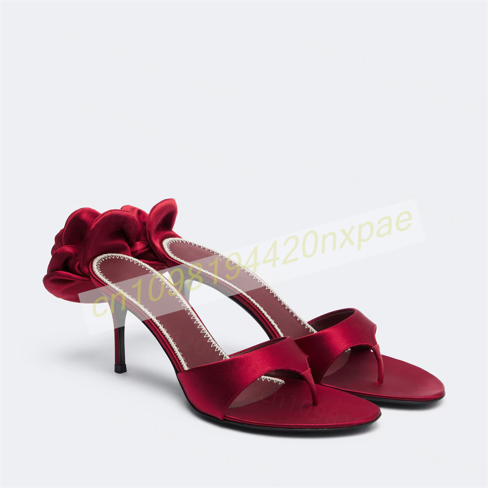 Dames rode satijnen thong mule - Women Formal Wear For Wedding recensie en prijs