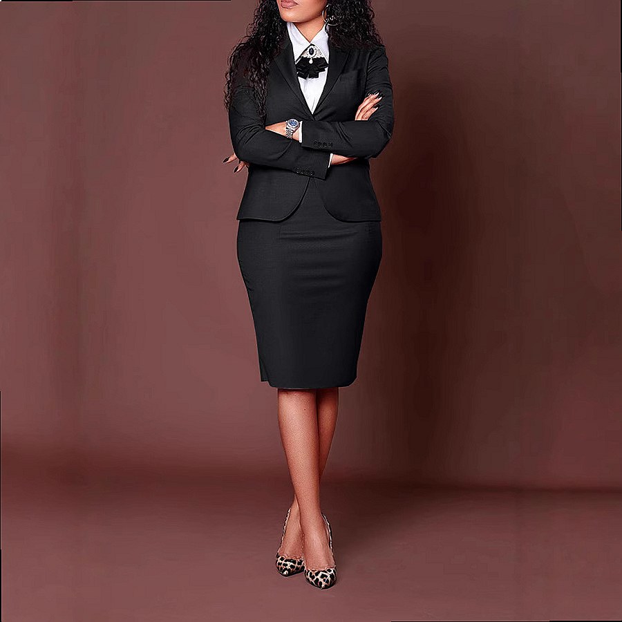 Damesblazerpak, set met lange  - Women Formal Wear Blazer Set recensie en prijs