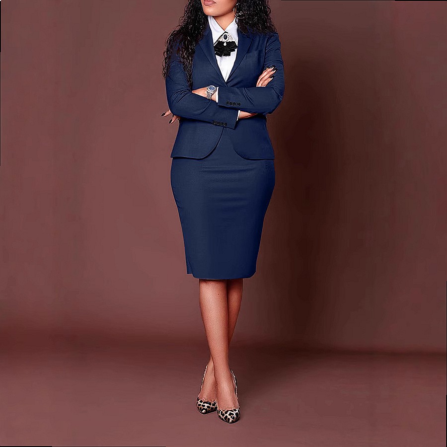 Damesblazerpak, set met lange  - Women Formal Wear Blazer Set recensie en prijs