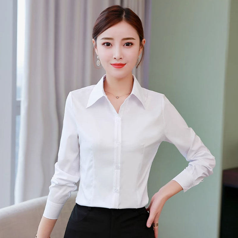 Witte Slim Fit Formele Dames B - Women Formal Wear White Shirt recensie en prijs