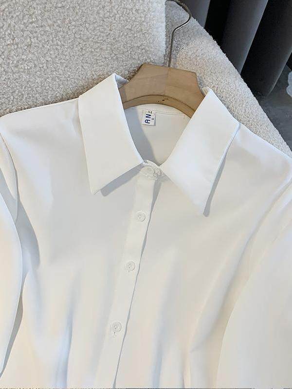 Wit los overhemd met lange mou - Women Formal Wear White Shirt recensie en prijs