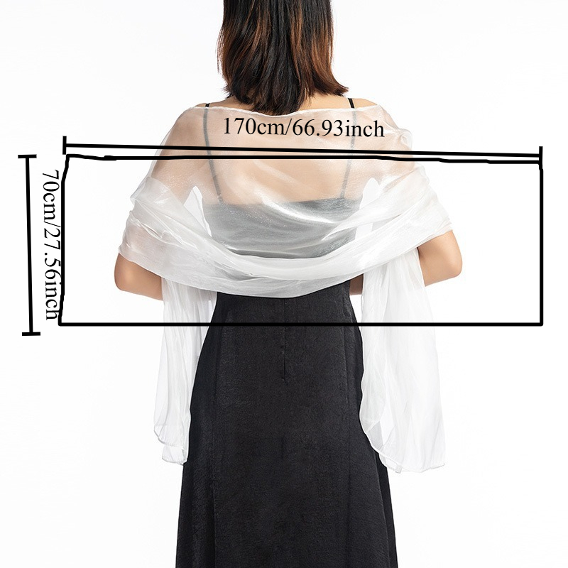 Elegante effenkleurige shawl v - Women Formal Wear Dress recensie en prijs
