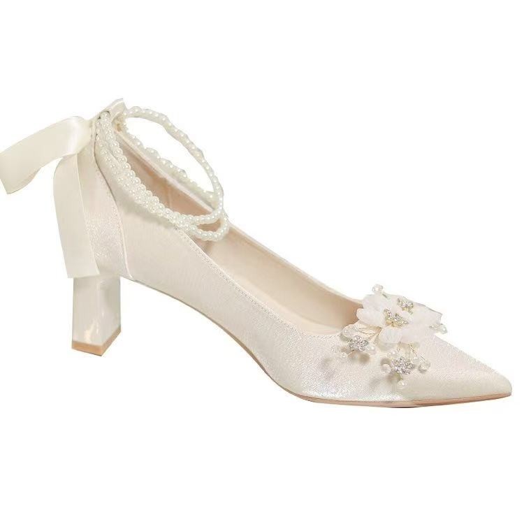 Trouwschoenen in Franse stijl, - Women Formal Wear For Wedding recensie en prijs