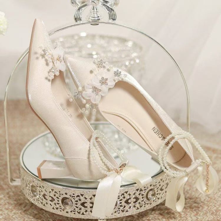 Trouwschoenen in Franse stijl, - Women Formal Wear For Wedding recensie en prijs