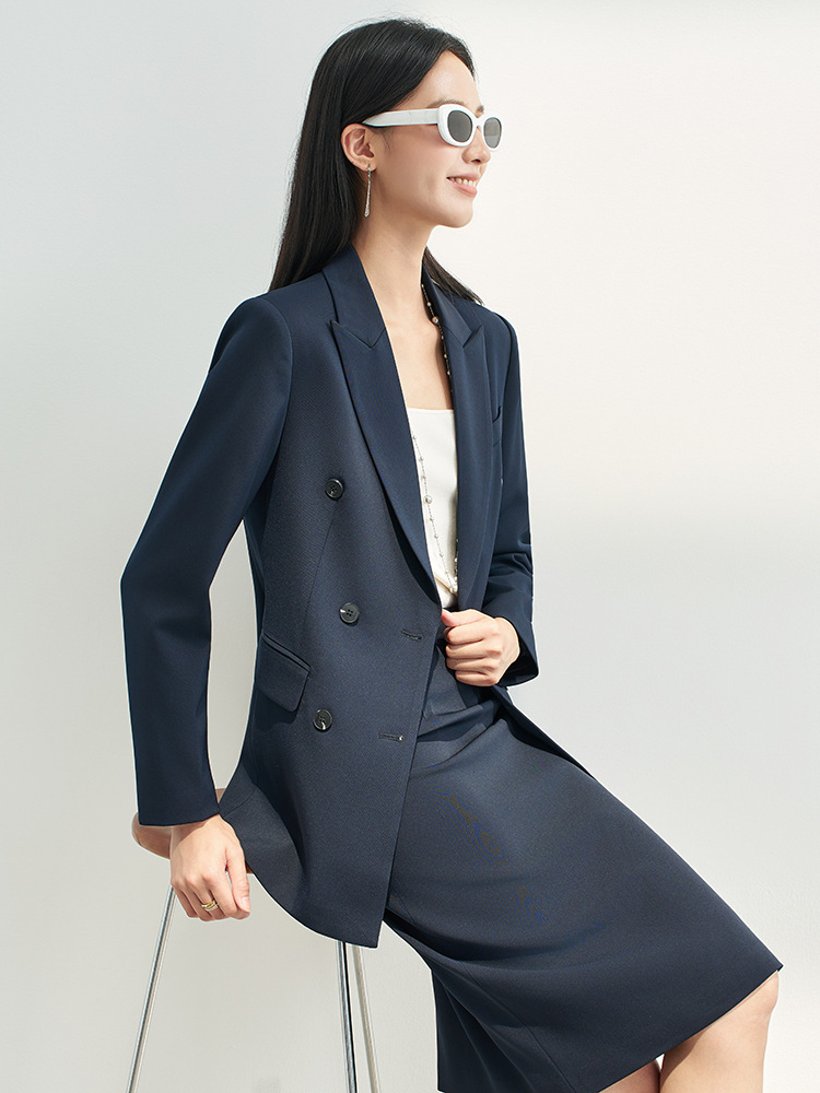 Marineblauw professioneel rokp - Women Formal Wear For Interview recensie en prijs